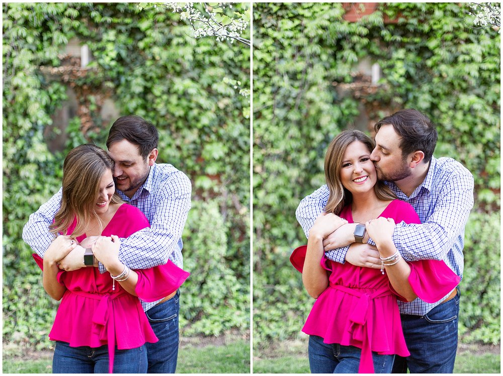 Cassie + Casey Greenhouse Engagement